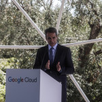 Ο Κυριάκος Μητσοτάκης στην παρουσίαση της νέας επένδυσης της Google