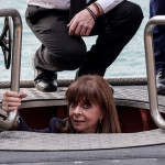 H Κατερίνα Σακελλαροπούλου στο υποβρύχιο «Παπανικολής»