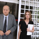 H Γεωργία Μπίκα με τον δικηγόρο της, κ.Νίκο Διαλυνά
