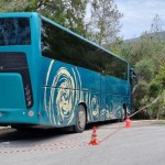 Το λεωφορείο στην Αίγινα που χτύπησε 3 μαθήτριες