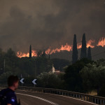 Ποιοι δρόμοι είναι κλειστοί λόγω της φωτιάς στα Δερβενοχώρια
