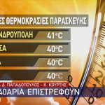 Καύσωνας θερμοκρασίες