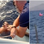 Λέσβος: Γυναίκα παρασύρθηκε με φουσκωτό φλαμίνγκο - Βίντεο από τη διάσωση