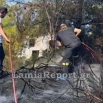 Φθιώτιδα: Φωτιά σε οικισμό στον Θεολόγο