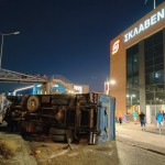 Κηφισός: Φορτηγό Ανετράπη Σε Παράδρομο