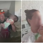 Πλημμύρες Βίντεο: Διασώστης ΕΜΑΚ Απεγκλωβίζει Βρέφος