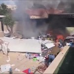 H στιγμή που ρουκέτα της Χαμάς χτύπησε σπίτι στο νότιο Ισραήλ