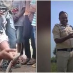 Ινδία: Αστυνόμος σώζει τη ζωή φιδιού με το...φιλί της ζωής