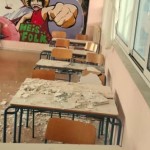 «Έβρεξε» σοβάδες μέσα σε σχολική αίθουσα στην Αθήνα