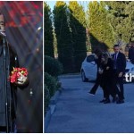 Βασίλης Καρράς: Υποβασταζόμενη η σύζυγός του στο νεκροταφείο Θέρμης