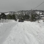 Tόνοι νερού και πολύ χιόνι στην Κρήτη