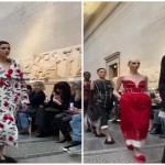 Λονδίνο: Fashion show στην αίθουσα με τα Γλυπτά του Παρθενώνα- Oργή Μενδώνη