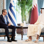Συνάντηση Μητσοτάκη Με Τον Εμίρη Του Κατάρ
