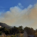 Μεγάλη Φωτιά Στην Κρήτη - Μήνυμα 112 Για Εκκένωση Πέριοχών