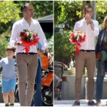 Κοσιώνη - Μπακογιάννης: Bόλτα στο κέντρο με τα παιδιά