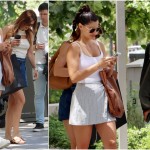 Μπόμπα: Mε ριγέ skort στο κέντρο της Αθήνας- Παρέα με τον κολλητό της
