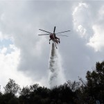 φωτιά Γλυκά Νερά ελικόπτερο