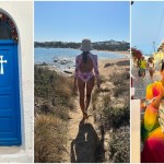 Σταματίνα Τσιμτσιλή: Με rainbow φόρεμα στην Αντίπαρο- Το ολόσωμο surf suit