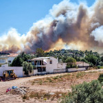 Φωτιά Στο Κορωπί - Εστάλη Μήνυμα Από Το 112