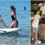 Κατερίνα Παπουτσάκη: Οι διακοπές στην Κρήτη με τους δύο γιους της