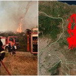 Φωτιά Αττική: 30 χλμ. Το Μέτωπο
