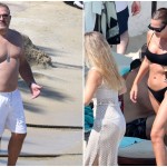 Στη Μύκονο Αντώνης Ρέμος και Υβόννη Μπόσνιακ- Οι φωτογραφίες από τη θάλασσα