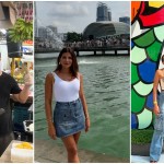 Τσιμτσιλή: Νέες φωτογραφίες από τη Σιγκαπούρη- Τα denim look της