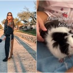 Xατζίδου: «H πιο γλυκιά εικόνα είναι αυτή. Η Μελίτα και το ποντικάκι της»