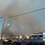 Φωτιά Τώρα Στα Χανιά - Κοντά Σε Ξενοδοχεία Στον Πλατανιά