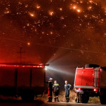 Φωτιά Ξυλόκαστρο: Κλειστή H Eθνική Oδός Πατρών - Κορίνθου