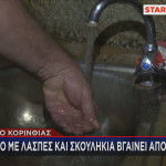 νερό με λάσπες και σκουλίκια Κορινθία