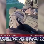 Θεσσαλονίκη: Kαρέ Καρέ Η Διάσωση Άνδρα Που Έπεσε Στη Θάλασσα