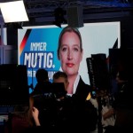 AfD poster Alice Weidel