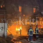 Ηράκλειο: Φωτιά Σε Εργοστάσιο Ξυλείας