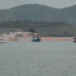 Bόλος: Διαμαρτυρία Ψαράδων Με Πανό Και Καπνογόνα