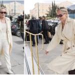 Στην Αθήνα η Sharon Stone – Οι φωτογραφίες της με φόντο τη Βουλή