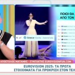 Eurovision 2025: Τι δείχνουν τα στοιχήματα για τη θέση της Klavdia;