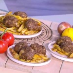 Συνταγή για Μπιφτέκια Γεμιστά Με Κυδωνάτες Πατάτες