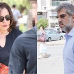 Χάρις Αλεξίου: Συγκινημένη στην κηδεία του πρώην συζύγου της