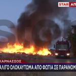 Αλικαρνασσός:Παραλίγο Ολοκαύτωμα- Φωτιά Σε Παράνομη Χωματερή