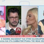 Ιωάννα Μαλέσκου: Επιστρέφει Στην Τηλεόραση!