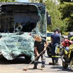 Σύγκρουση Λεωφορείων Στη Βούλα - Πολλοί Τραυματίες