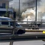 Ψυχικό: Σπορ Αυτοκίνητο Πήρε Φωτιά - Βίντεο Ντοκουμέντο