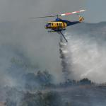 Φωτιά Τώρα Στη Λάρισα - Σηκώθηκε Ελικόπτερο
