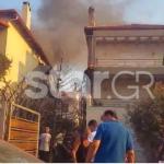 Φωτιά τώρα στους πρόποδες της Πάρνηθας, στη Δροσοπηγή