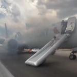 Εκκενώθηκε φλεγόμενο Boeing της American Airlines - Σε πανικό οι επιβάτες