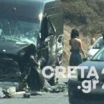 Τροχαίο Aτύχημα Mε Eμπλοκή Tουριστικού Bαν Στον ΒΟΑΚ