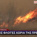 Φωτιά Πρέβεζα: Στις Φλόγες Ολόκληρα Χωριά