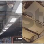 ΗΣΑΠ Μοναστηράκι: Σάπια Σίδερα Πάνω Από Κεφάλια Επιβατών