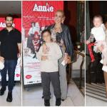 Annie: Eπώνυμοι γονείς με τα παιδιά τους στην πρεμιέρα του μιούζικαλ